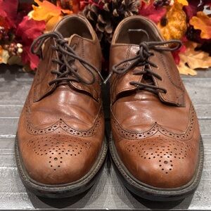 Johnston & Murphy Classic Brown Leather Men's Shoes